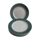 Set of 6 Digoin/Sarreguemines plates