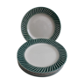 Set of 6 Digoin/Sarreguemines plates