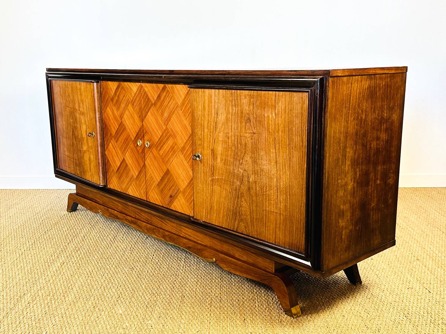 Art Deco walnut sideboard from the 1930s.