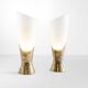 Max ingrand pair of table lamps produced by fontana arte