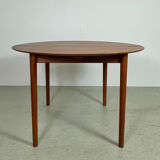 Round Dining Table in Teak by Hvidt&Mølgaard, Denmark 1950s