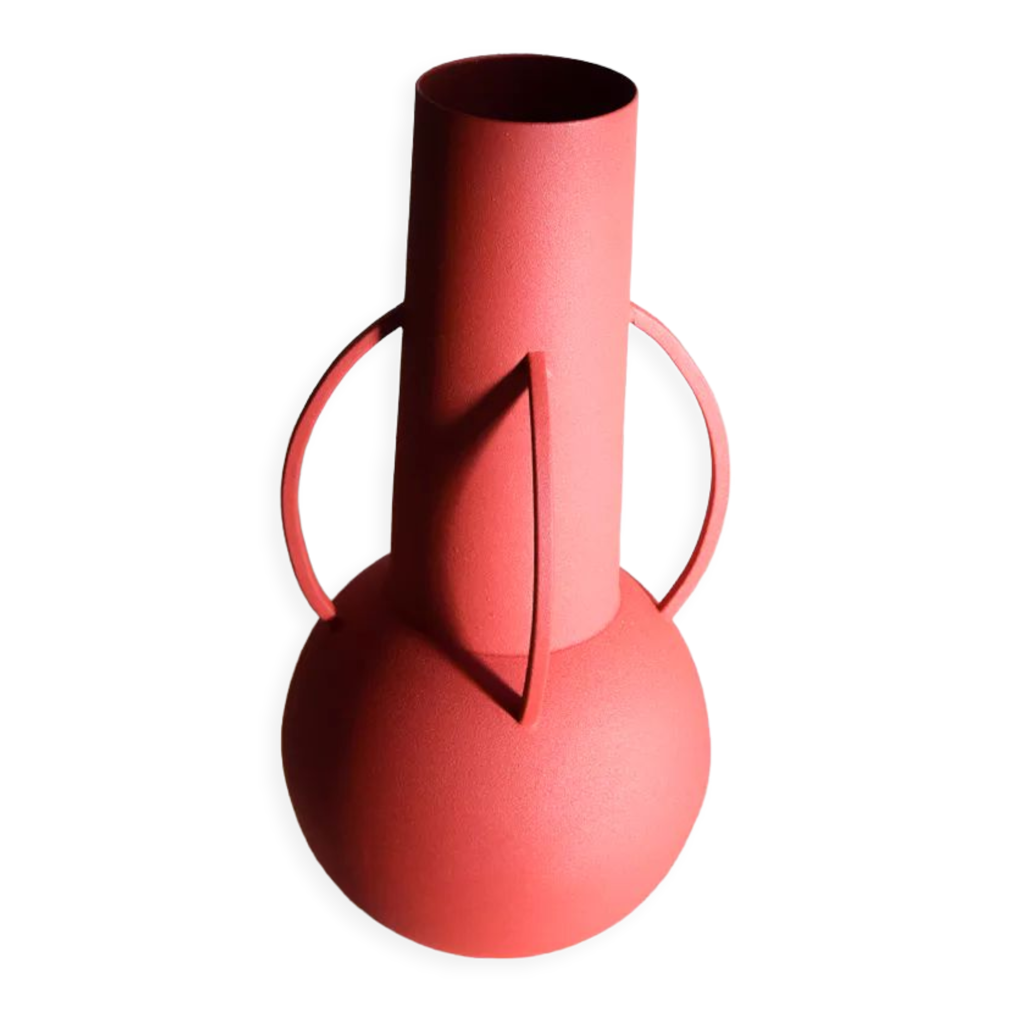 Red vase