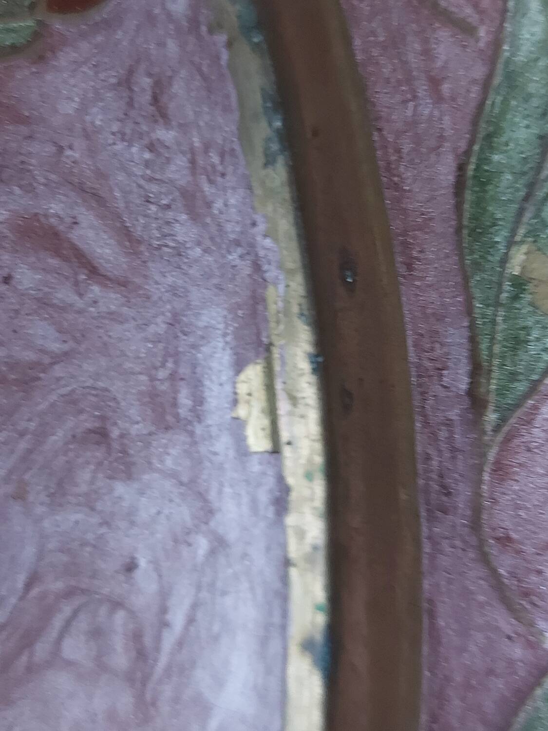 Oval enamelled plate signed A Schelde