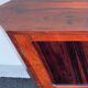 Vintage Scandinavian Wahl Iversen corner cabinet in Rio rosewood 1960