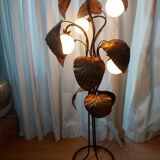 Floor lamp rhubarb leaf 70s