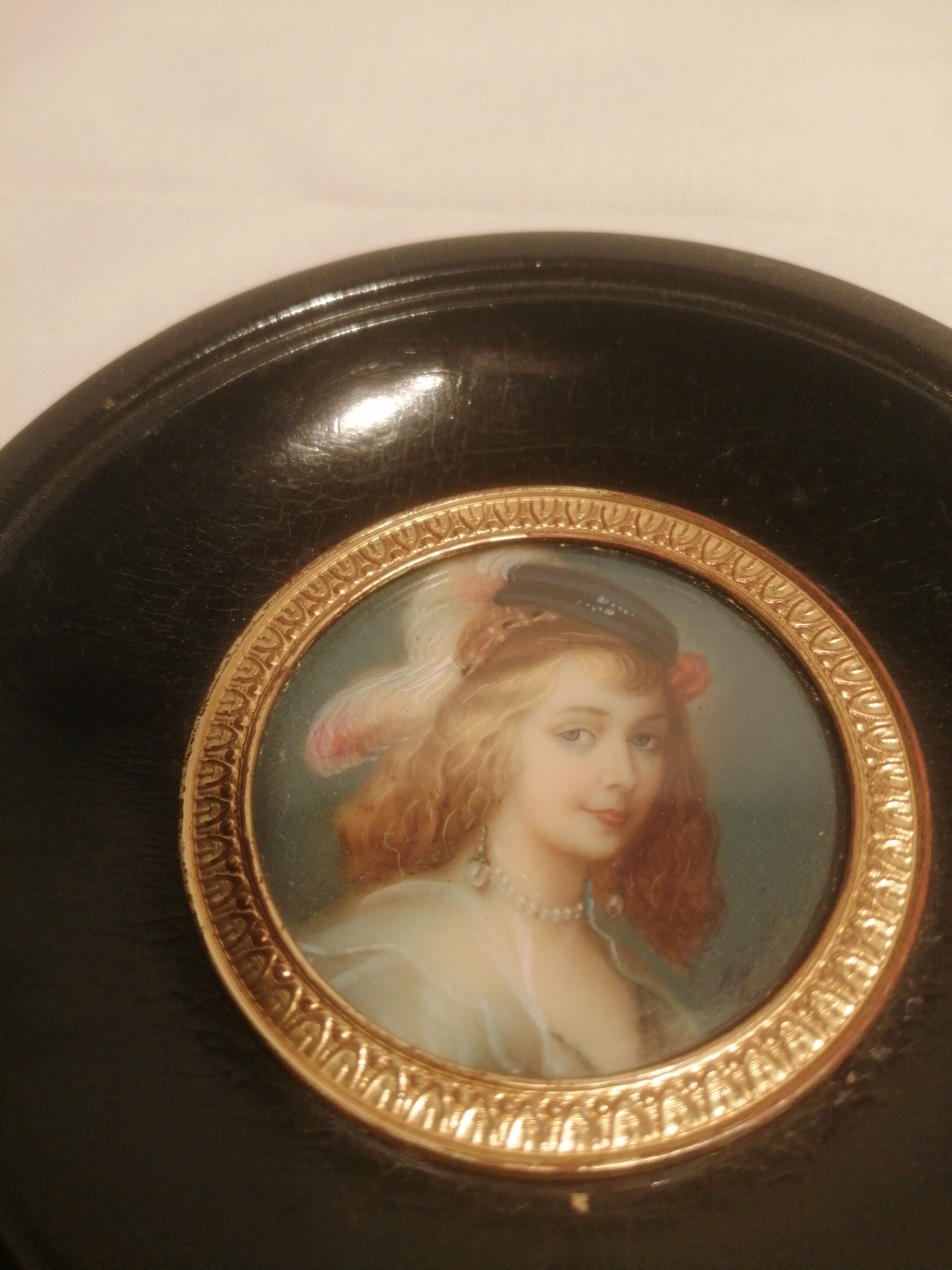 Miniature oil painting