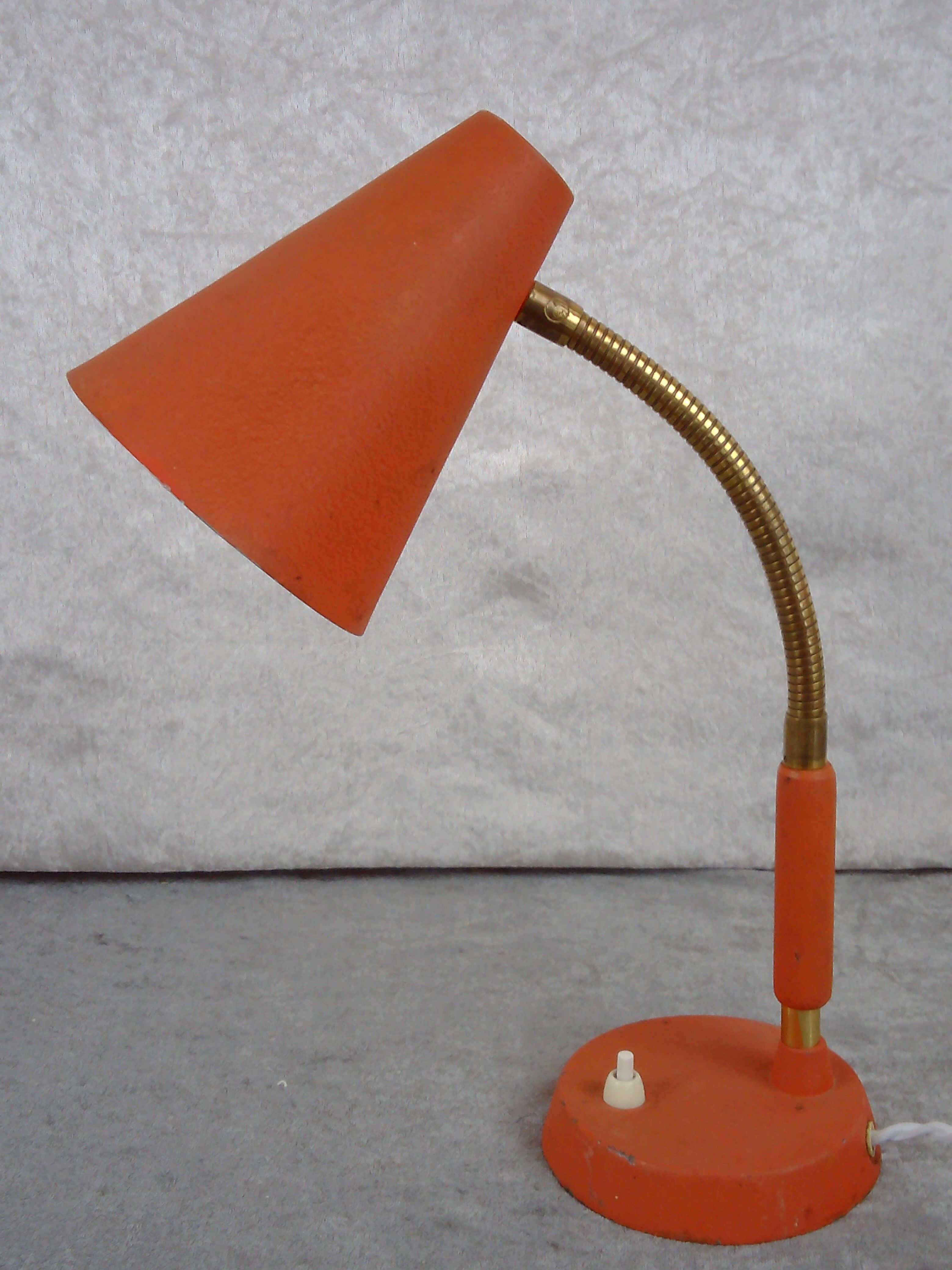 Mid-century industrial desklamp, 1950's.