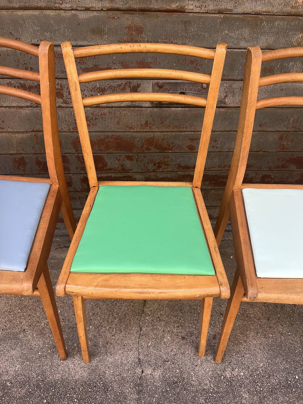 (Lot) 4 Alma bistro chairs no. 1642 Luterma