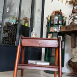 Vintage solid wood bedside table