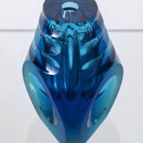 Vintage Hand-Cut Vase, 1970s, Czechoslovakia