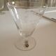 6 crystal water glasses