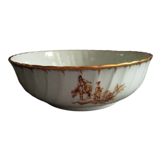 Limoges porcelain salad bowl