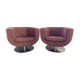 2 “Tulip” armchairs by Jeffrey Bernett for B&B Italia