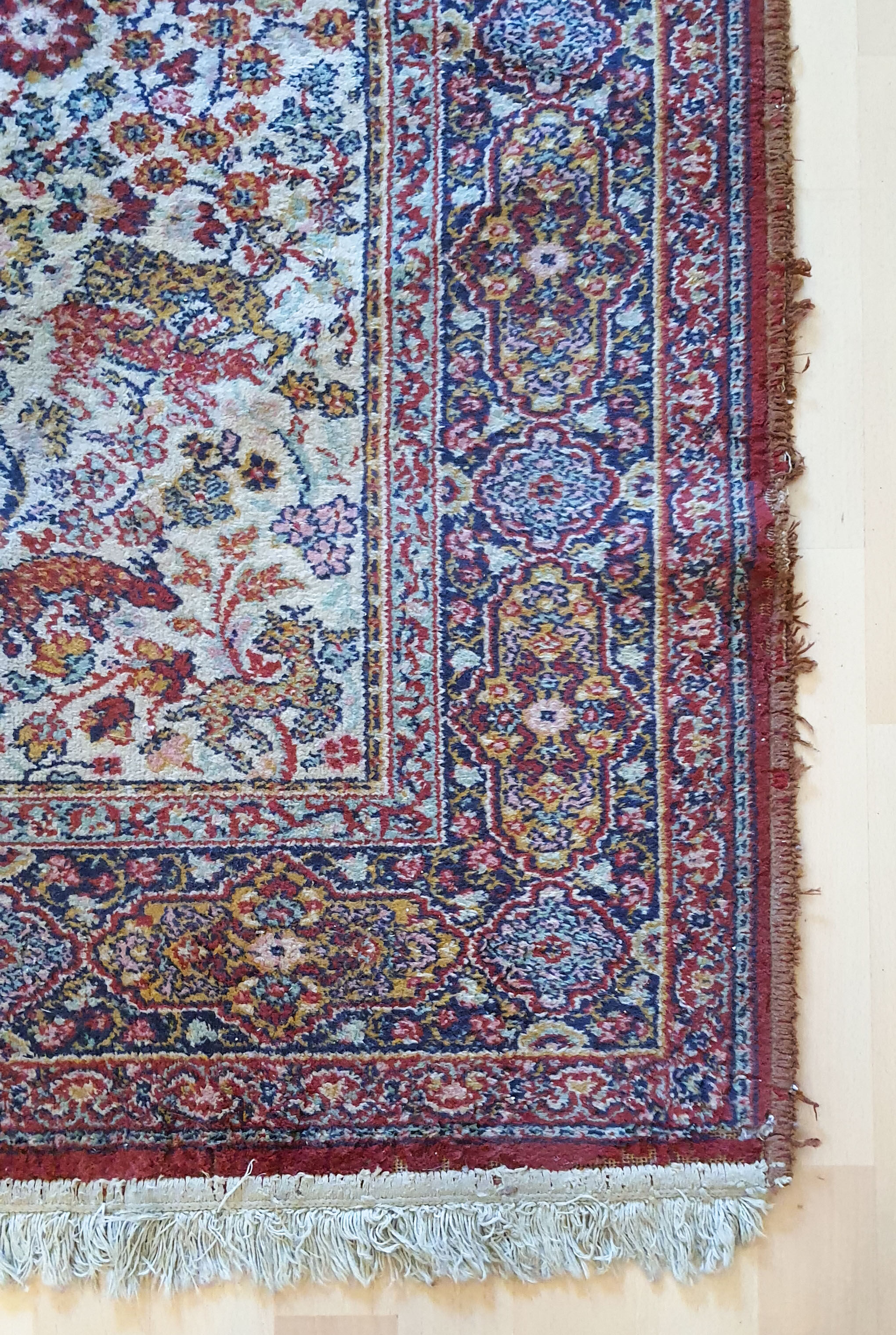 Handmade wool carpet Persian 206 cm