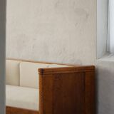 Self-supporting canapé "Karl Johan" from the early 20th century, modern Swedish style.