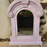Mirror with wooden frame