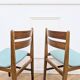 6 chaises vintage design scandinaves