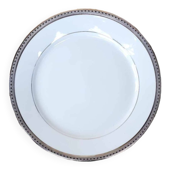 Assiette plate Philippe Deshoulières en Porcelaine modèle Versailles