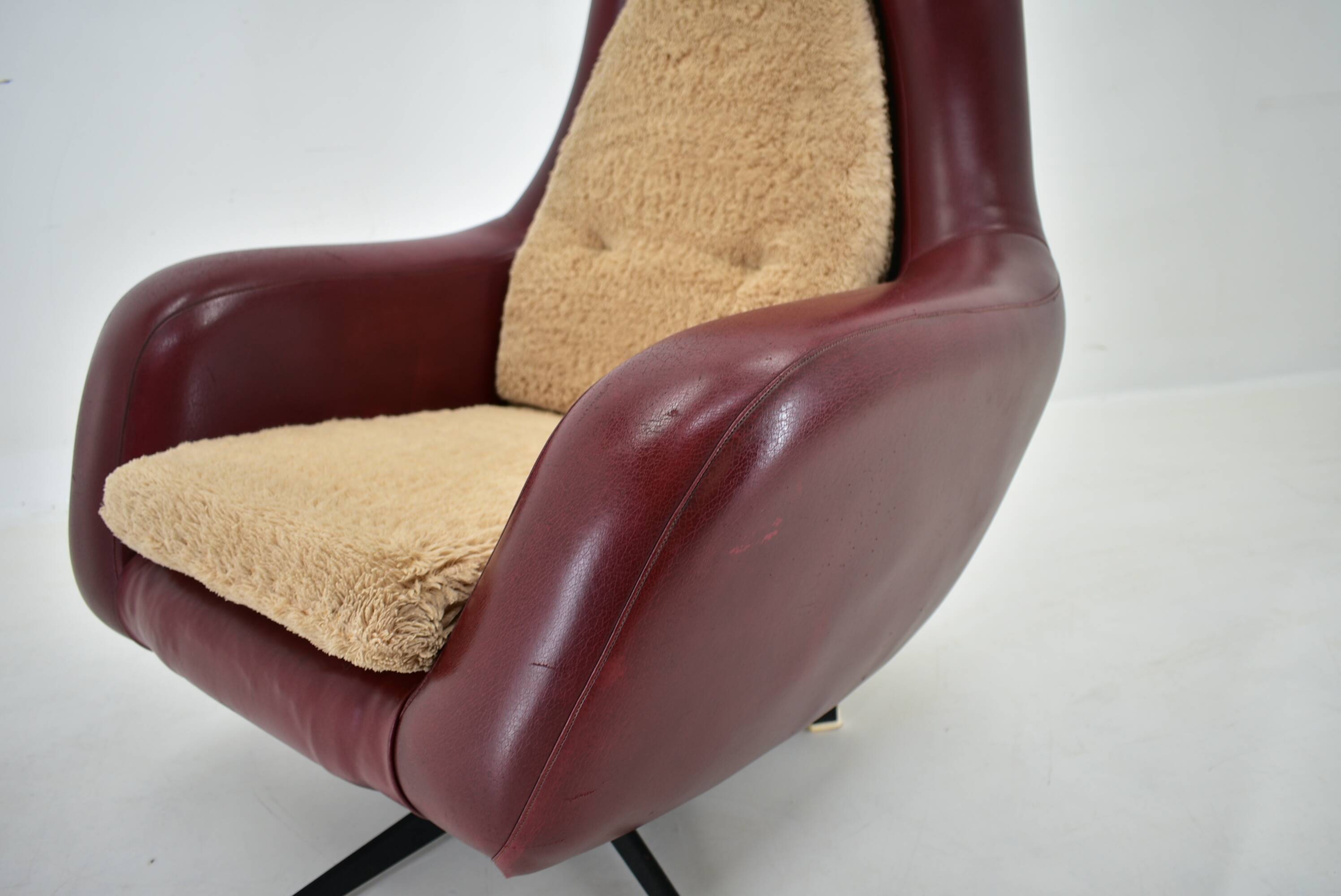 Swivel Armchair , Siesta , Czechoslovakia 1970s