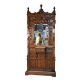 Porte Manteau En Noyer De Style Néo-gothique