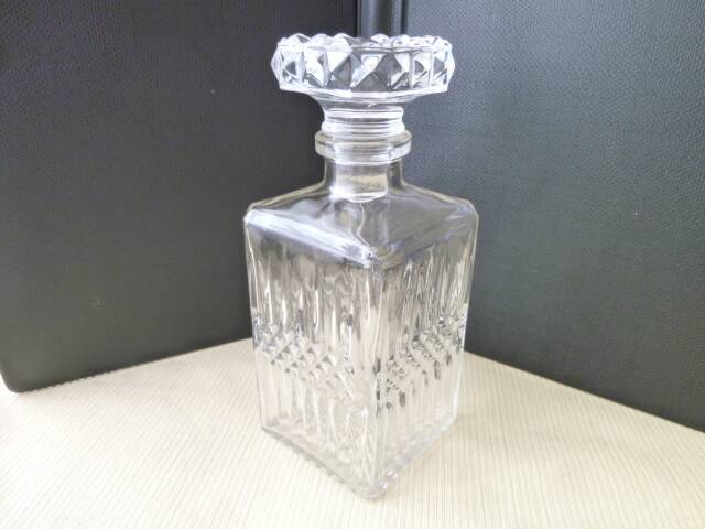 Vintage whiskey decanter