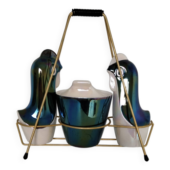 Verceram Condiment Set Circa 1950s