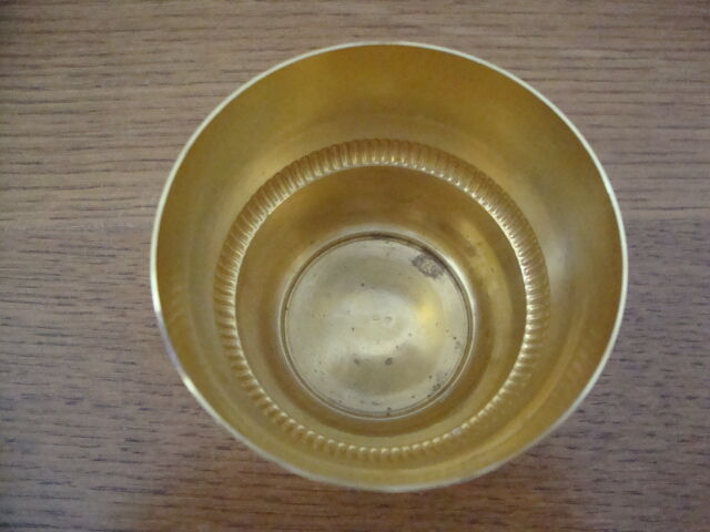 Sugar bowl and its vintage crab claw in gilded metal (2 hallmarks) vermeil or gold plated?