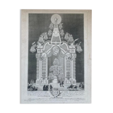 Jacques Philippe Le Bas, illumination, gravure, XVIIIème siècle