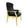 Leather reclining armchair, Nordic Easy Chair, Denmark.