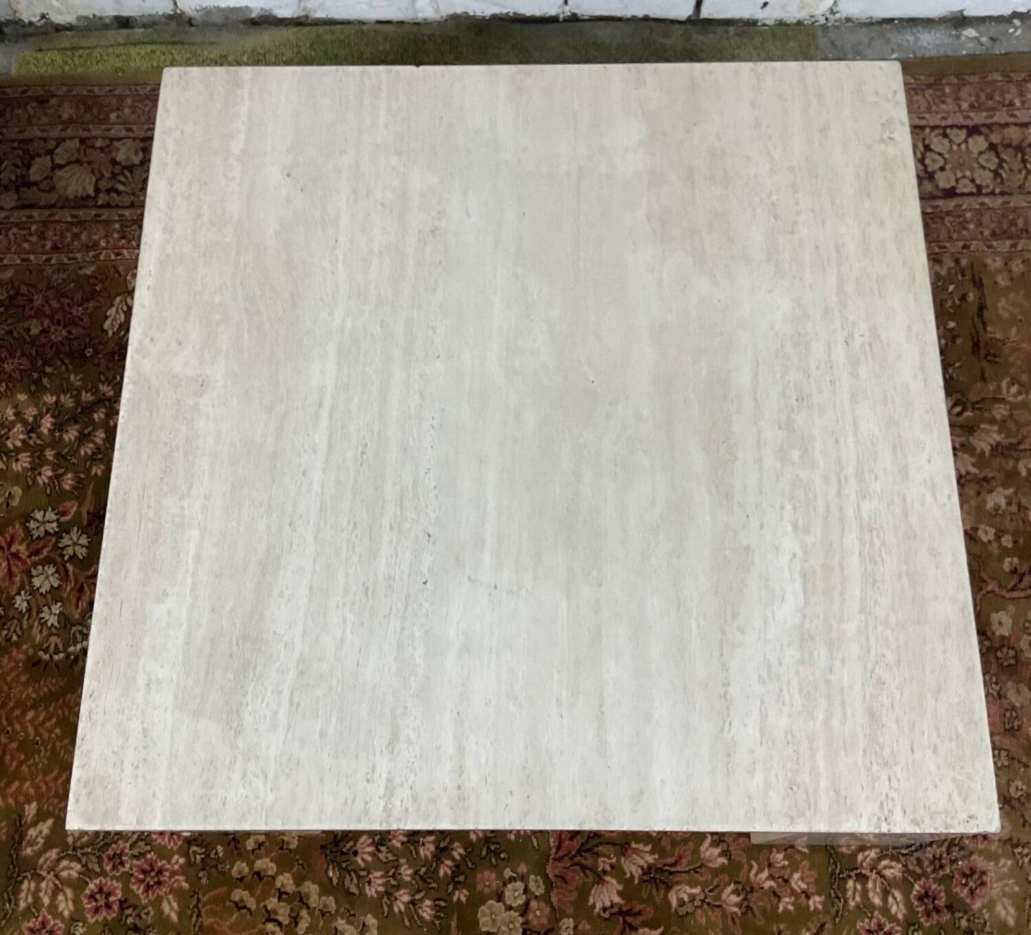 Travertine coffee table from the 70s