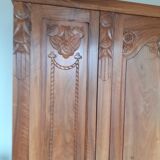 Art Deco walnut wardrobe