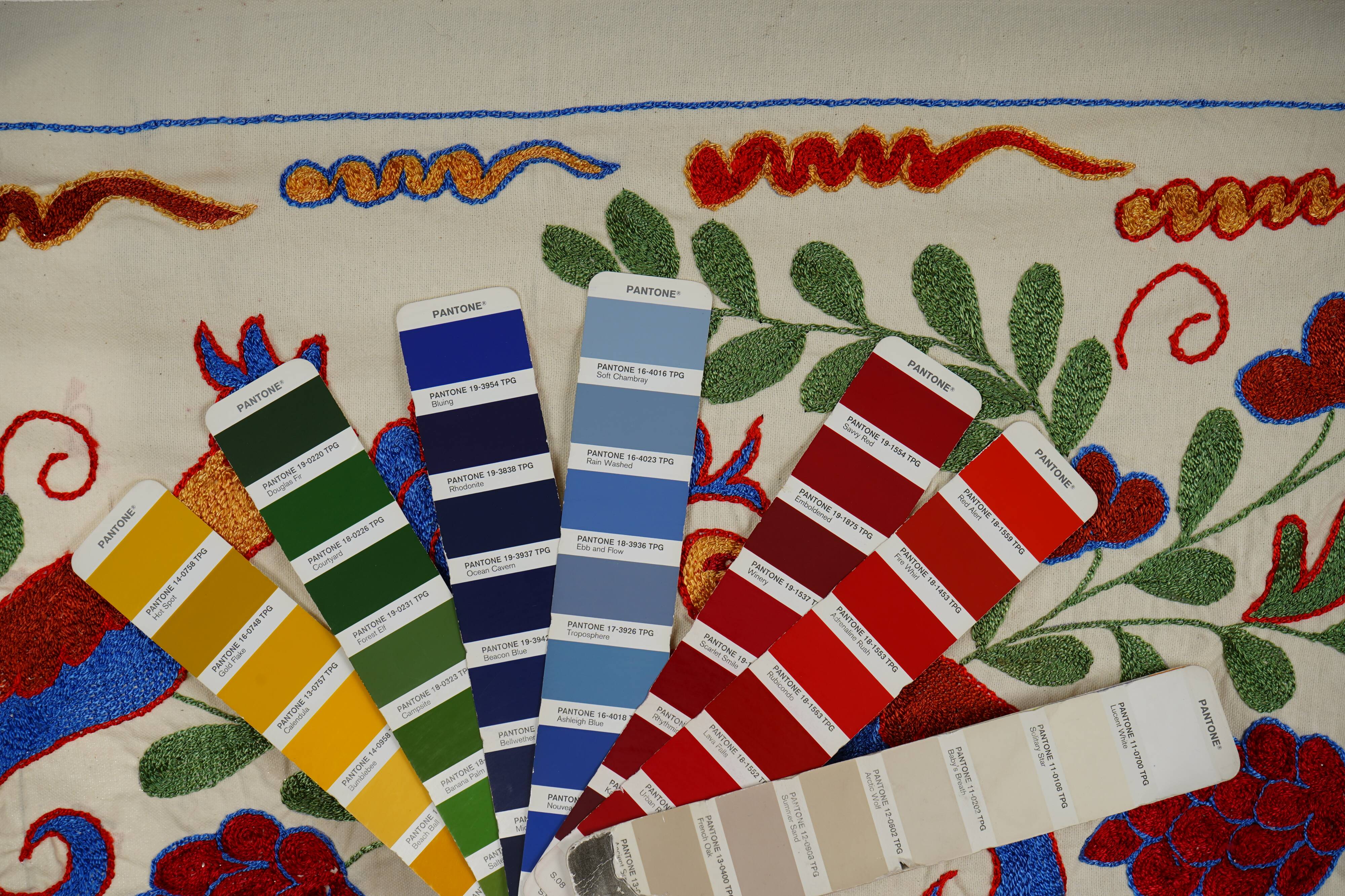 Vintage Turkish rug hand-knotted 44x96 cm