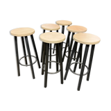 Suite of 6 stools