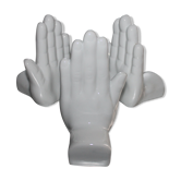 Lot of vintage ceramic hand-held bookends