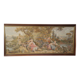 Old tapestry: butcher "pastoral loves"