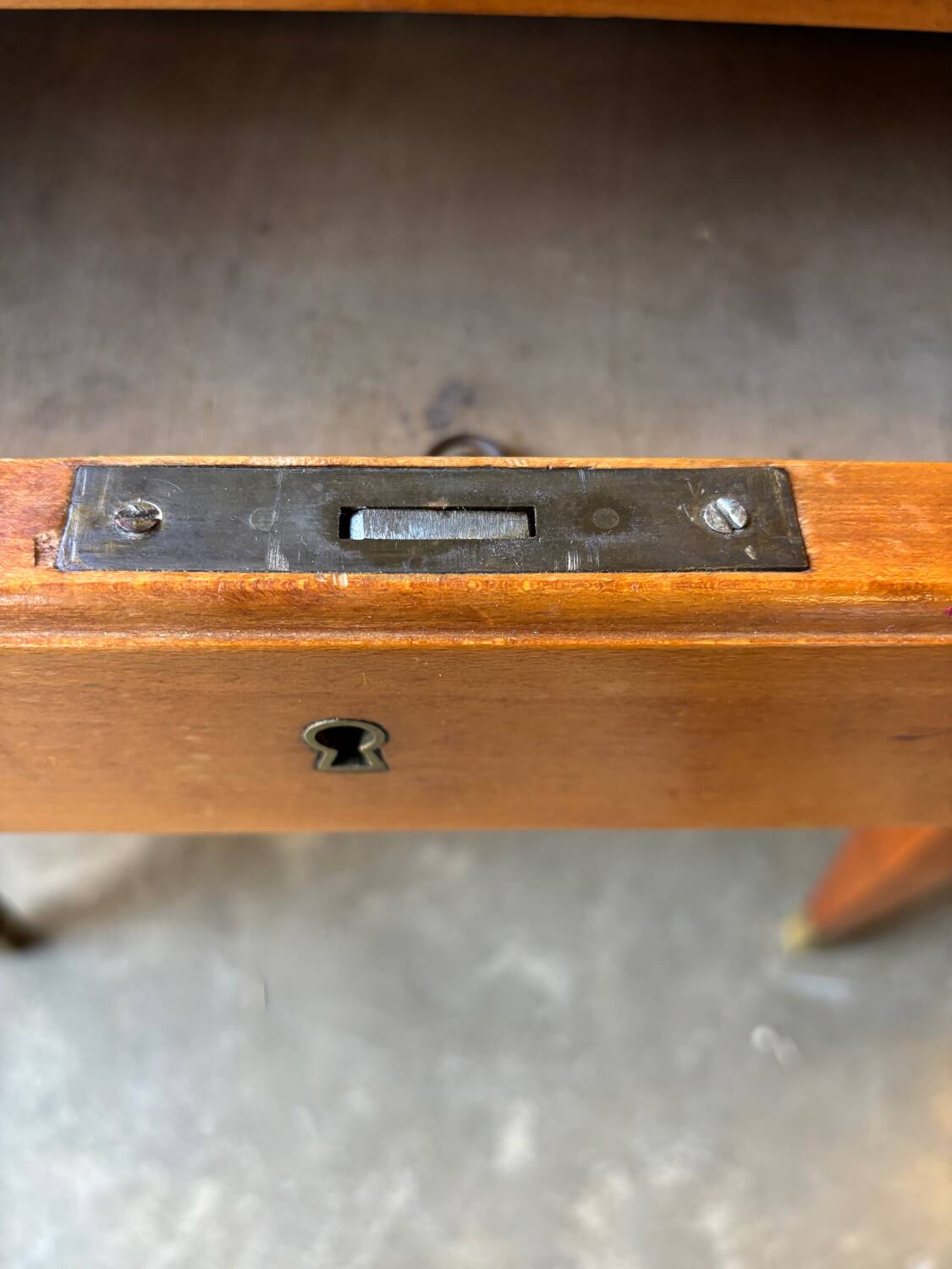 Vintage double-sided minister's desk