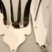 Ensemble de deux couverts de service à poisson Ercuis