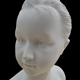Biscuit bust louise Brongniart signed MNP Limoges XX century