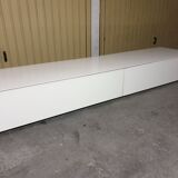 Low sideboard Lago white lacquered 2000