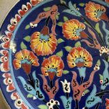 Kuthaya Decorative Plate Turkish Ceramic Handmade Diameter 23 cm