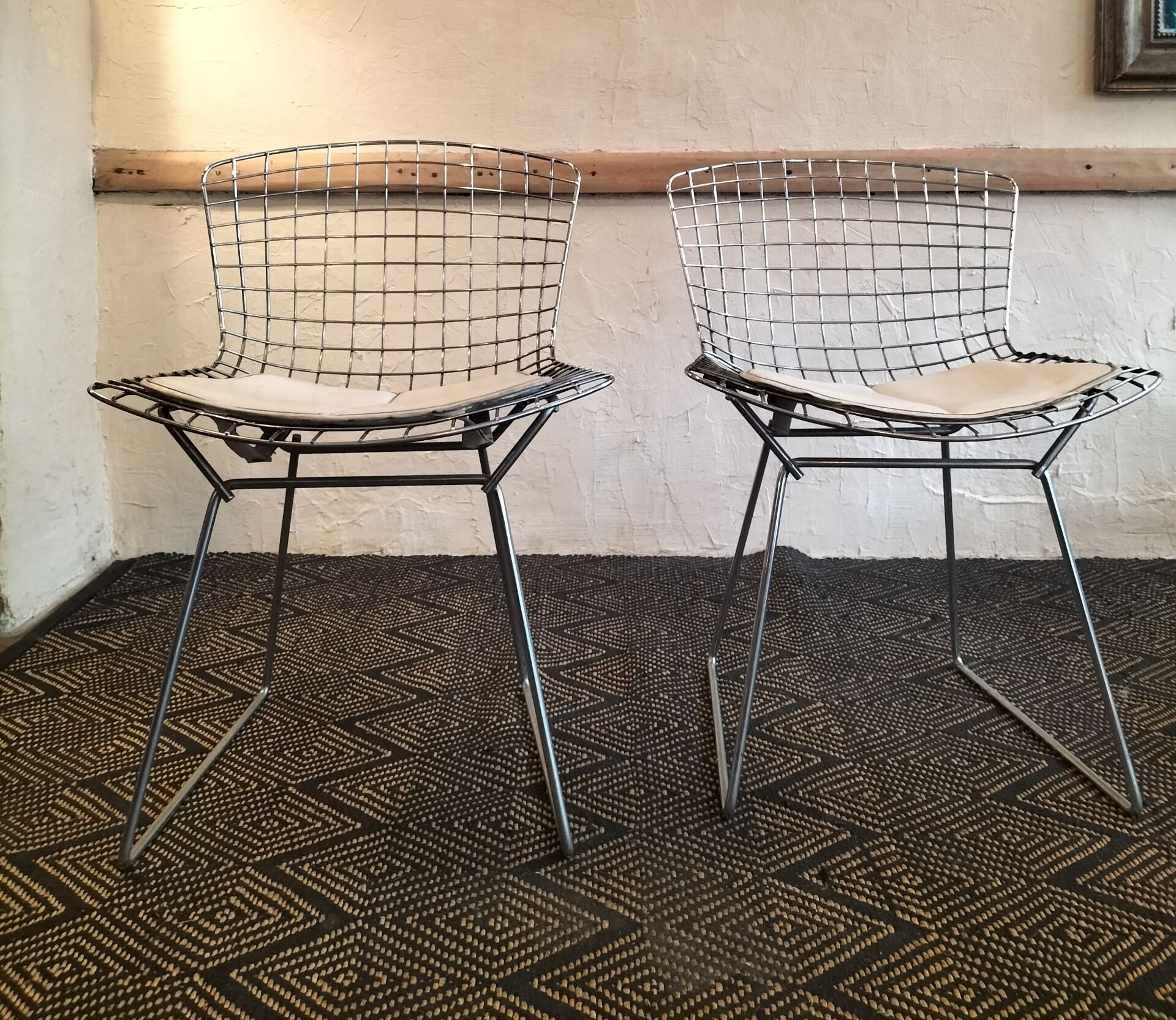 2 Chaises Bertoia 70/80