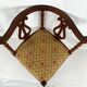 Fauteuil de coin à dossier lyre, vers 1900