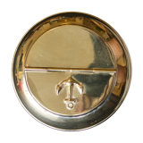 Vintage ocean liner ashtray - navigation - navy - In perfect Laiton state - 60s