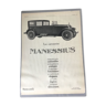 Vintage advertising to frame manessius bodywork