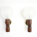 Mid-century wall lamps by pokrok zilina, 1970's