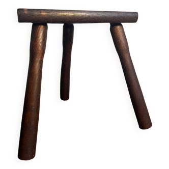 Wooden tripod stool