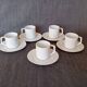 Moka cups in porcelain from Manufacture Royale (Limoges)