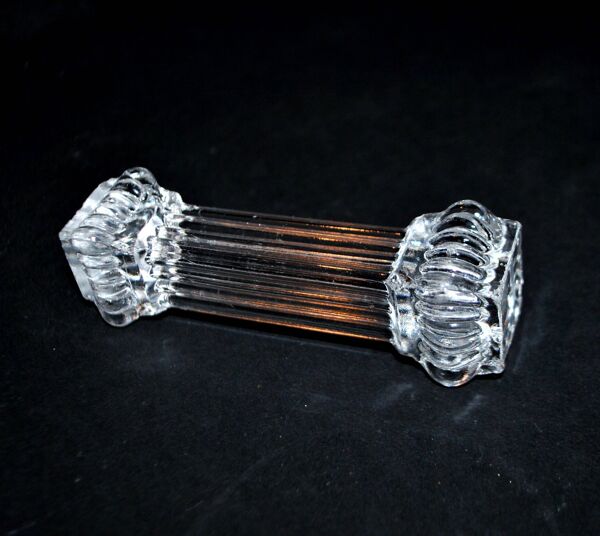 Portieux lot de 10 porte-couteaux anciens en verre moulé – art de la table