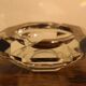 Val St Lambert octagonal crystal ashtray