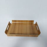 Curved wood tray